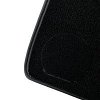 Black Floor Mats for Ferrari 296 GTB (2022-2024) with Leather - AutoWin