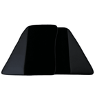 Custom Black Floor Mats for Ferrari SF90 Stradale (2019-2024) with Leather - AutoWin