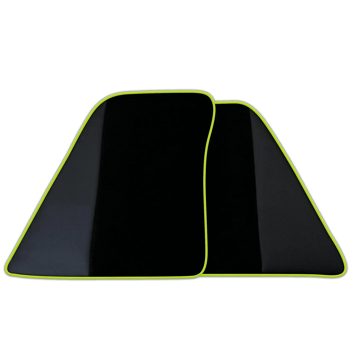 Black Floor Mats for Ferrari 296 GTB (2022-2027) with Leather | Various Trim Colors