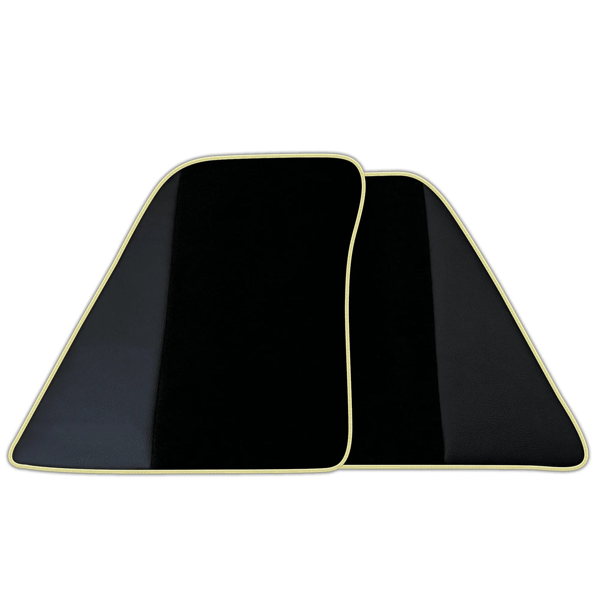 Black Floor Mats for Ferrari 296 GTB (2022-2027) with Leather | Various Trim Colors