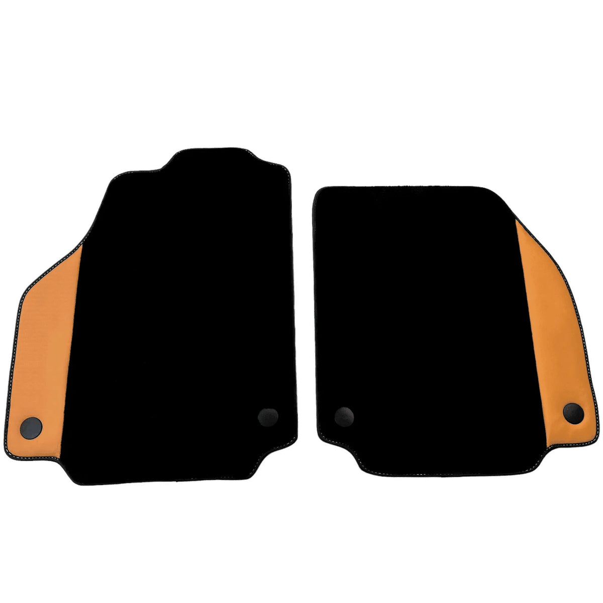 Black Floor Mats for Ferrari 458 Italia (2009-2015) with Beige Nappa Leather