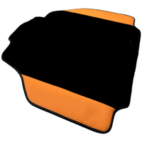 Black Floor Mats for Ferrari 458 Speciale (2012-2015) with Beige Nappa Leather