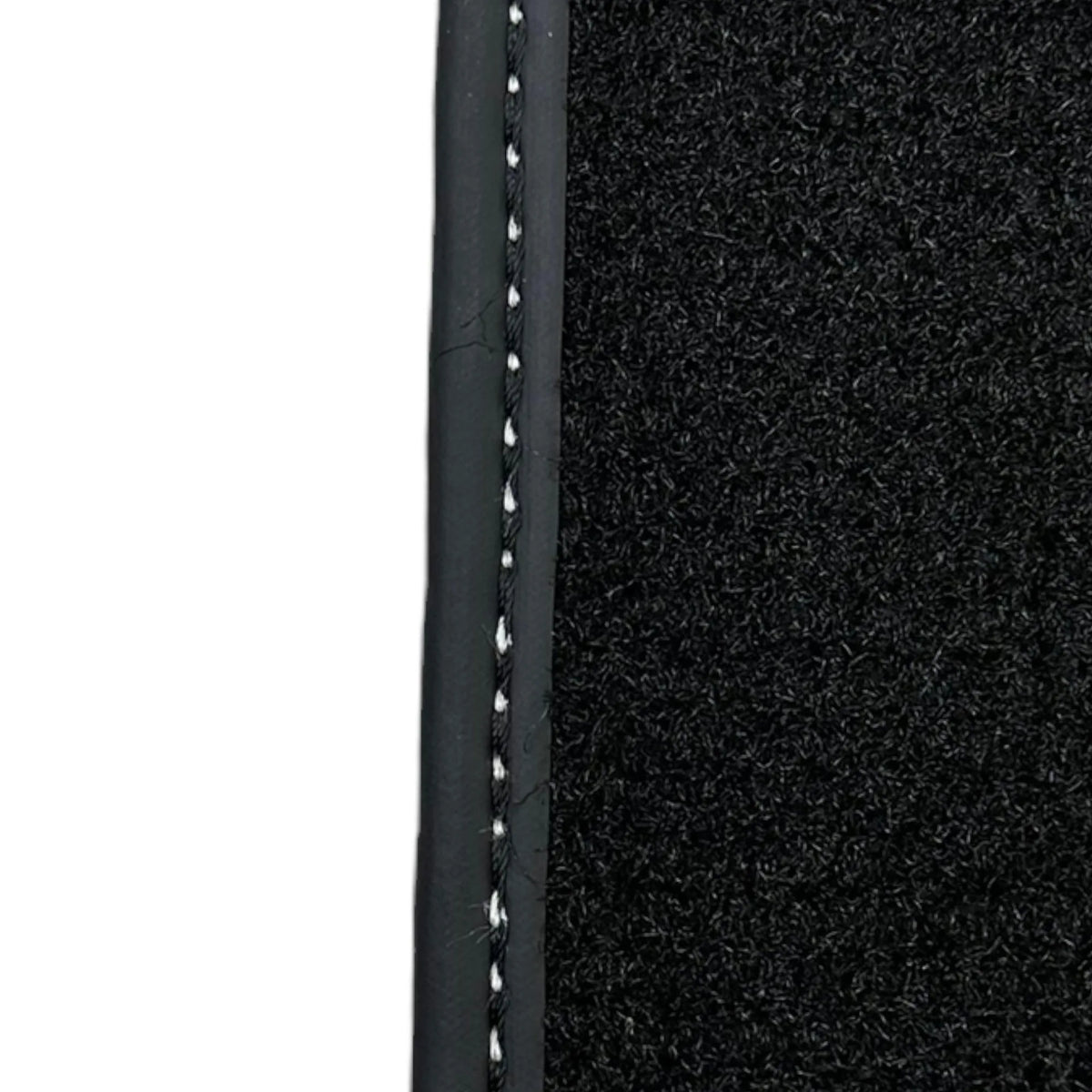 Black Floor Mats for Ferrari 458 Italia (2009-2015) with Crema Nappa Leather