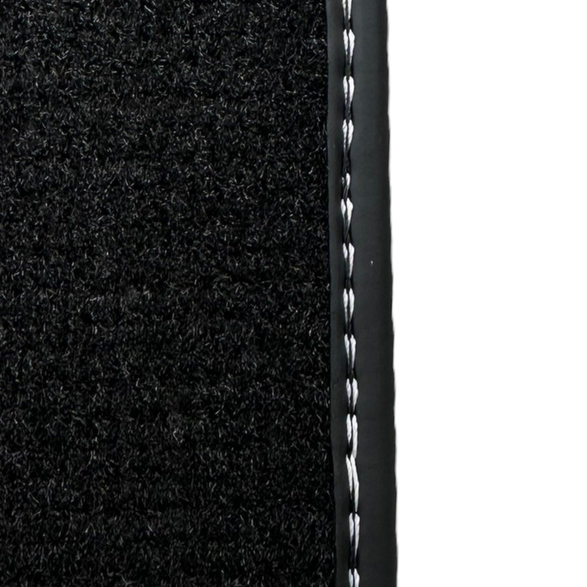 Black Floor Mats for Ferrari 458 Italia (2009-2015) with Cuoio Nappa Leather - AutoWin