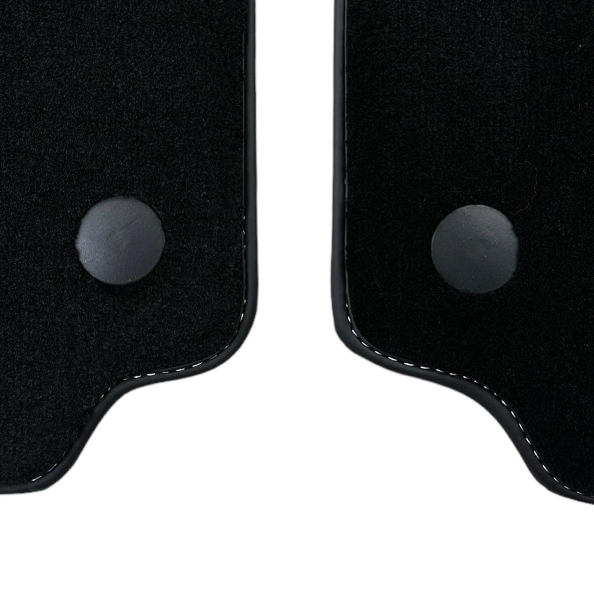 Black Floor Mats for Ferrari 488 GTB (2015-2022) with Beige Tradizione Nappa Leather
