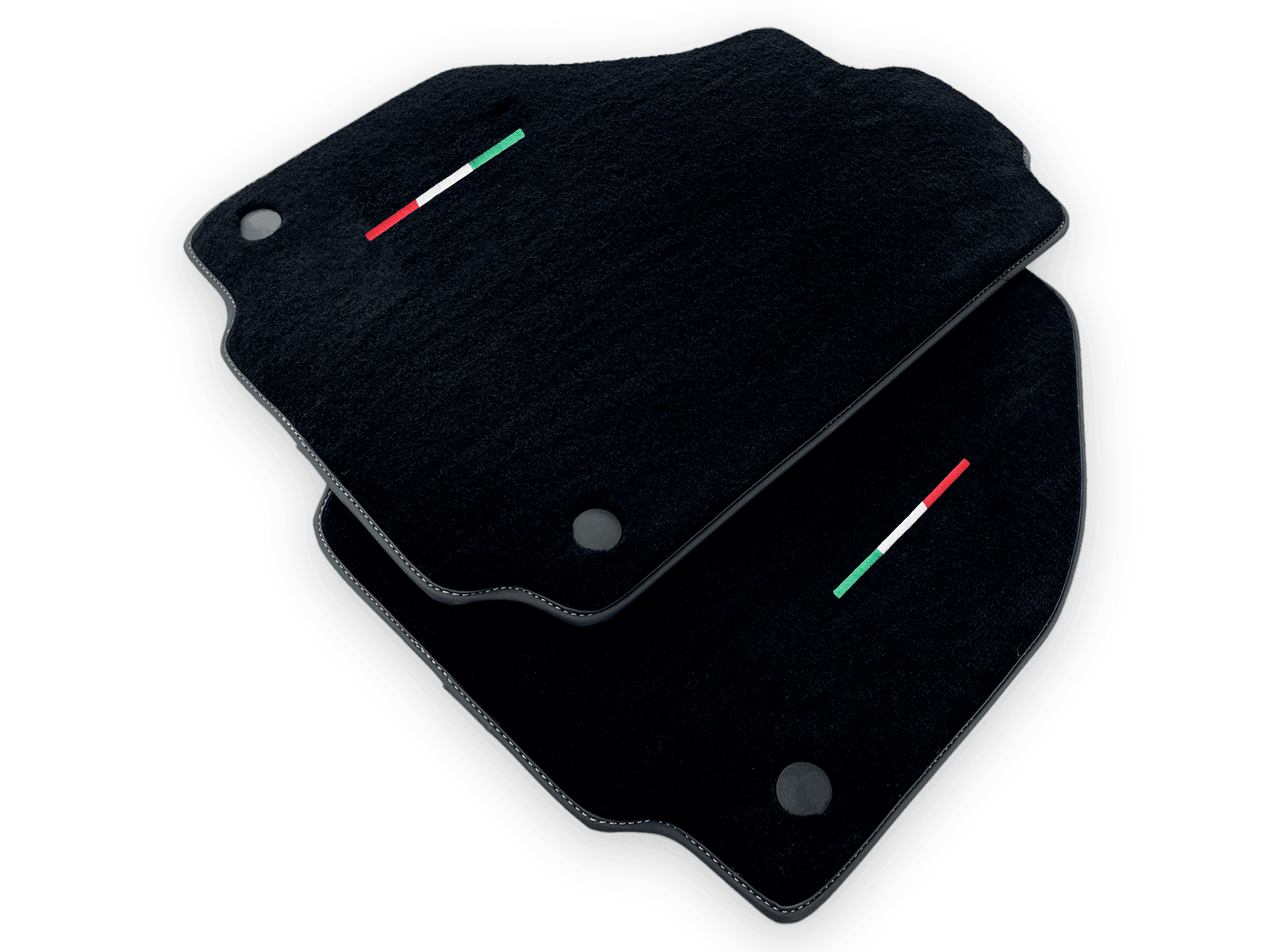 Black Floor Mats For Ferrari 488 Pista Spider 2019-2021 - AutoWin