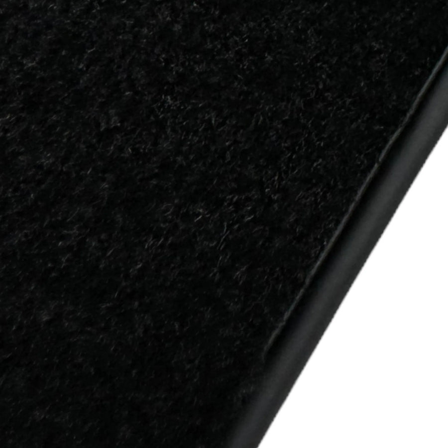 Black Floor Mats for Ferrari 488 Pista Spider (2019-2021) with Beige Tradizione Nappa Leather - AutoWin
