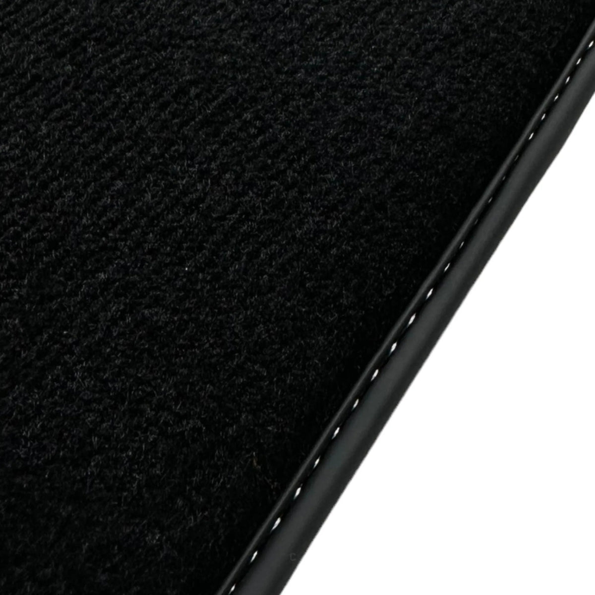 Black Floor Mats for Ferrari 488 Pista Spider (2019-2021) with Cuoio Nappa Leather