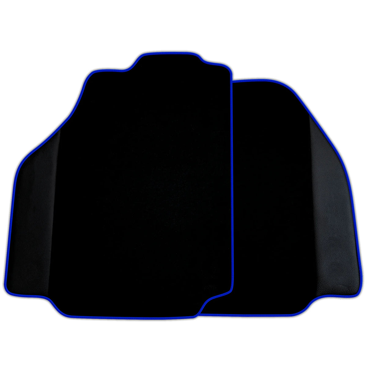 Black Floor Mats for Ferrari 488 Pista Spider (2019-2021) with Leather | Various Trim Colors