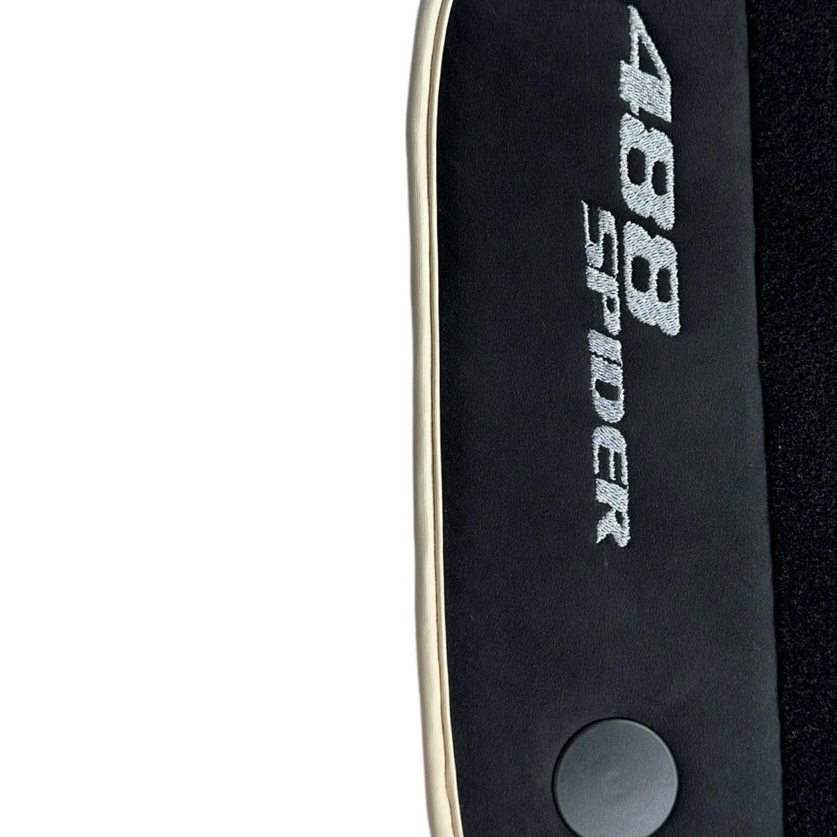 Black Floor Mats For Ferrari 488 Spider 2015-2022 - AutoWin