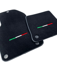 Black Floor Mats For Ferrari 612 Scaglietti 2005-2011 Italian Edition - AutoWin