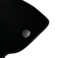 Black Floor Mats for Ferrari 812 GTS (2019-2023) with Red Alcantara Leather - AutoWin