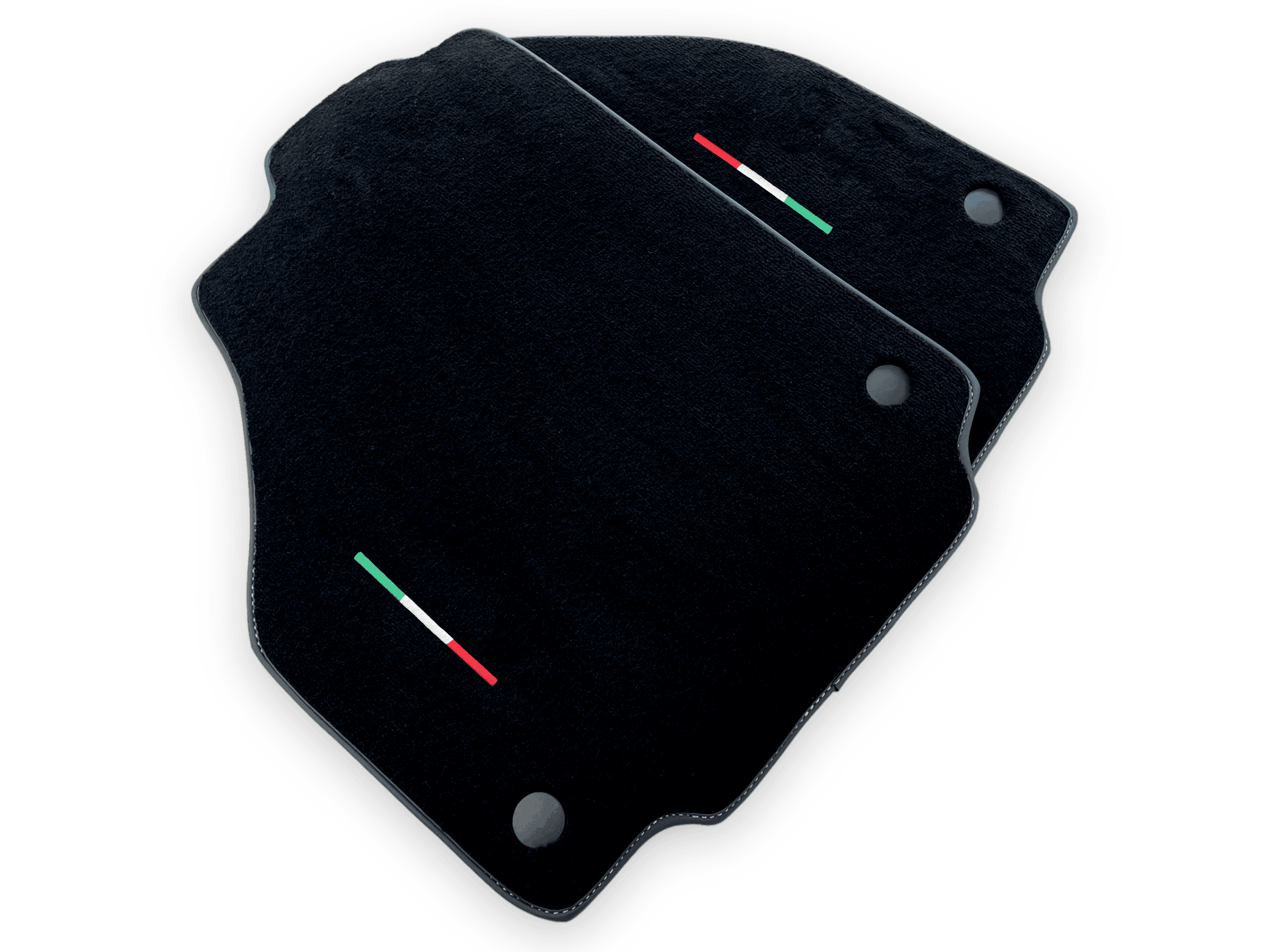 Black Floor Mats For Ferrari 488 Pista Spider 2019-2021 - AutoWin