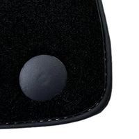 Black Floor Mats for Ferrari California (2008-2014) with Cuoio Nappa Leather - AutoWin