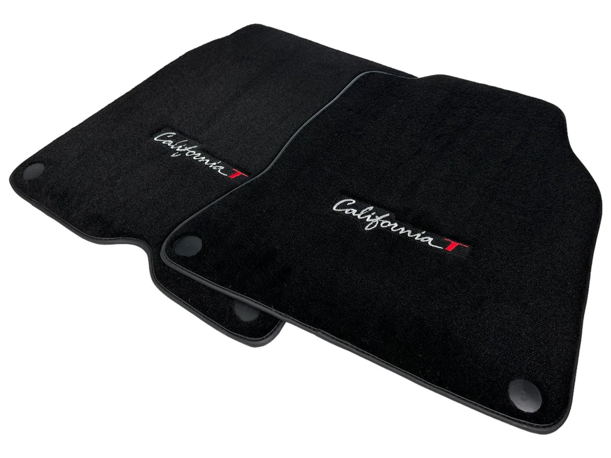 Black Floor Mats For Ferrari California T 2015–2018 - AutoWin