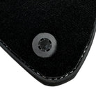 Black Floor Mats for Ferrari California T (2015-2018) with Beige Nappa Leather - AutoWin