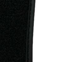 Black Floor Mats For Ferrari California T 2015–2018 with Brown Leather - AutoWin