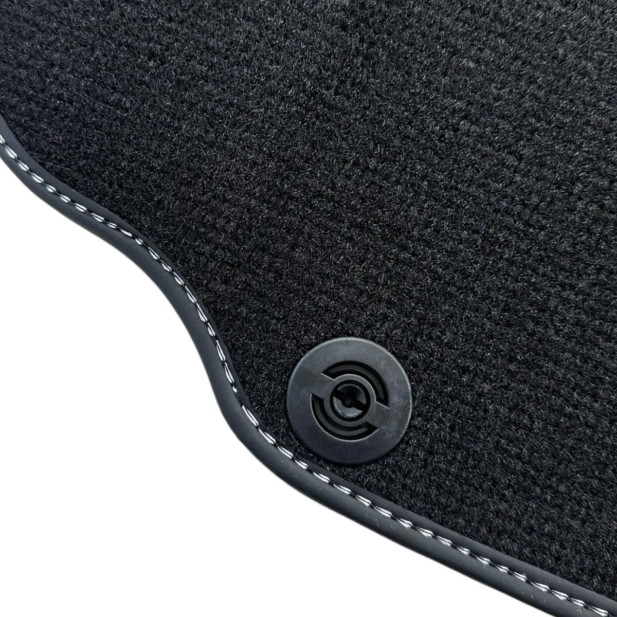 Black Floor Mats for Ferrari F12 Berlinetta (2012-2022) with Carbon Leather - AutoWin
