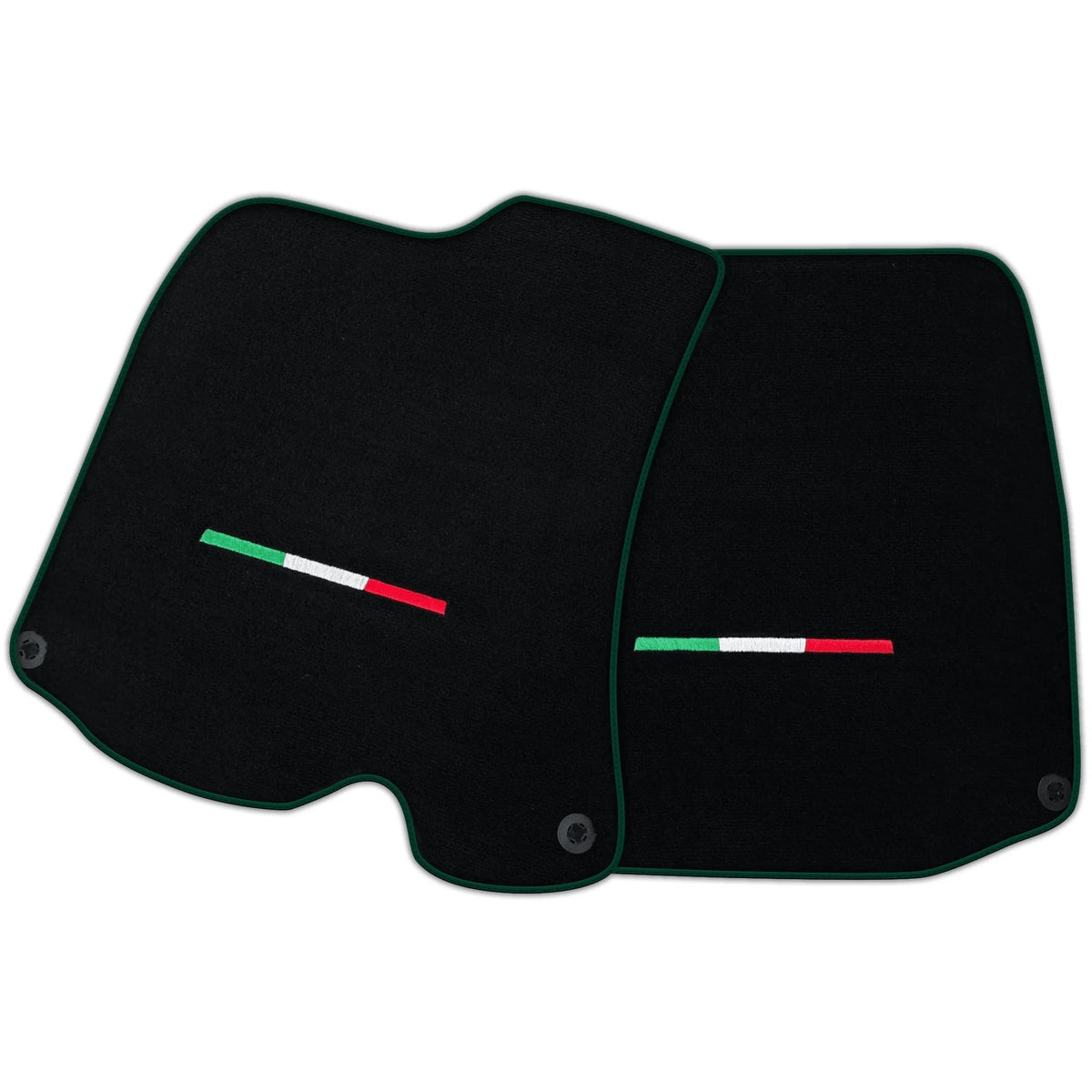Black Floor Mats For Ferrari Portofino (2018-2023) Italian Edition