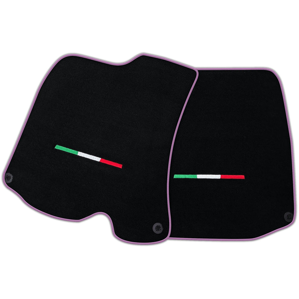 Black Floor Mats For Ferrari Portofino (2018-2023) Italian Edition