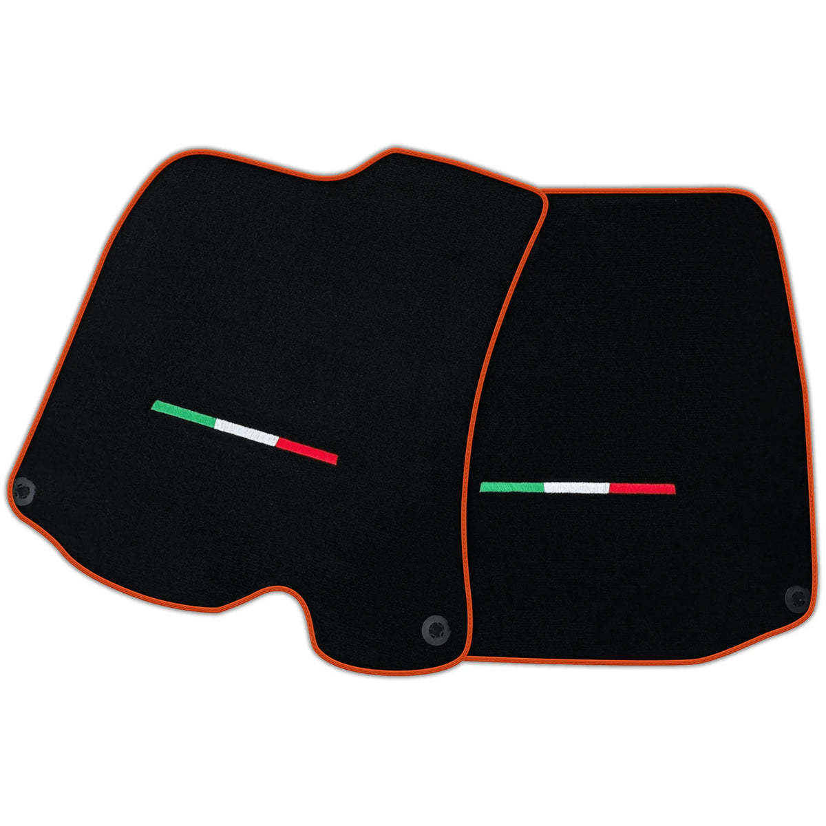 Black Floor Mats For Ferrari Portofino (2018-2023) Italian Edition