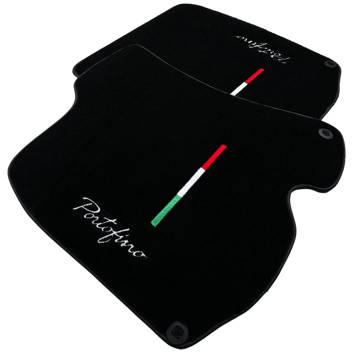 Black Floor Mats for Ferrari Portofino (2018-2023) Italian Edition - AutoWin