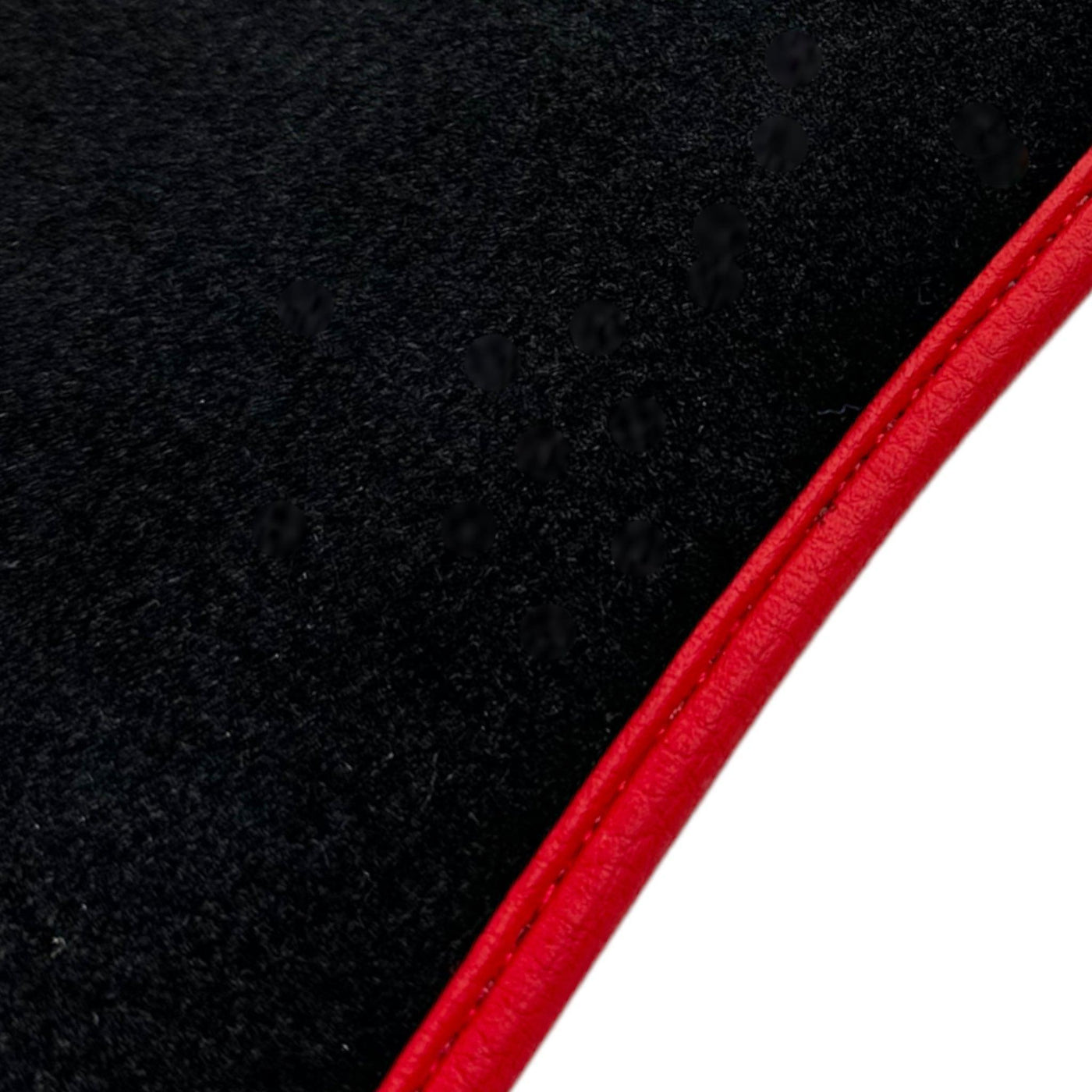 Black Floor Mats for Ferrari Portofino (2018-2023) Italian Edition with Red Trim - AutoWin