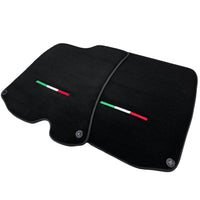 Black Floor Mats For Ferrari Roma (2021-2024) Italian Edition - AutoWin