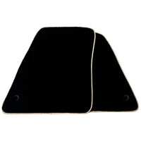 Black Floor Mats for Ferrari SF90 Stradale (2019-2024) with Beige Trim