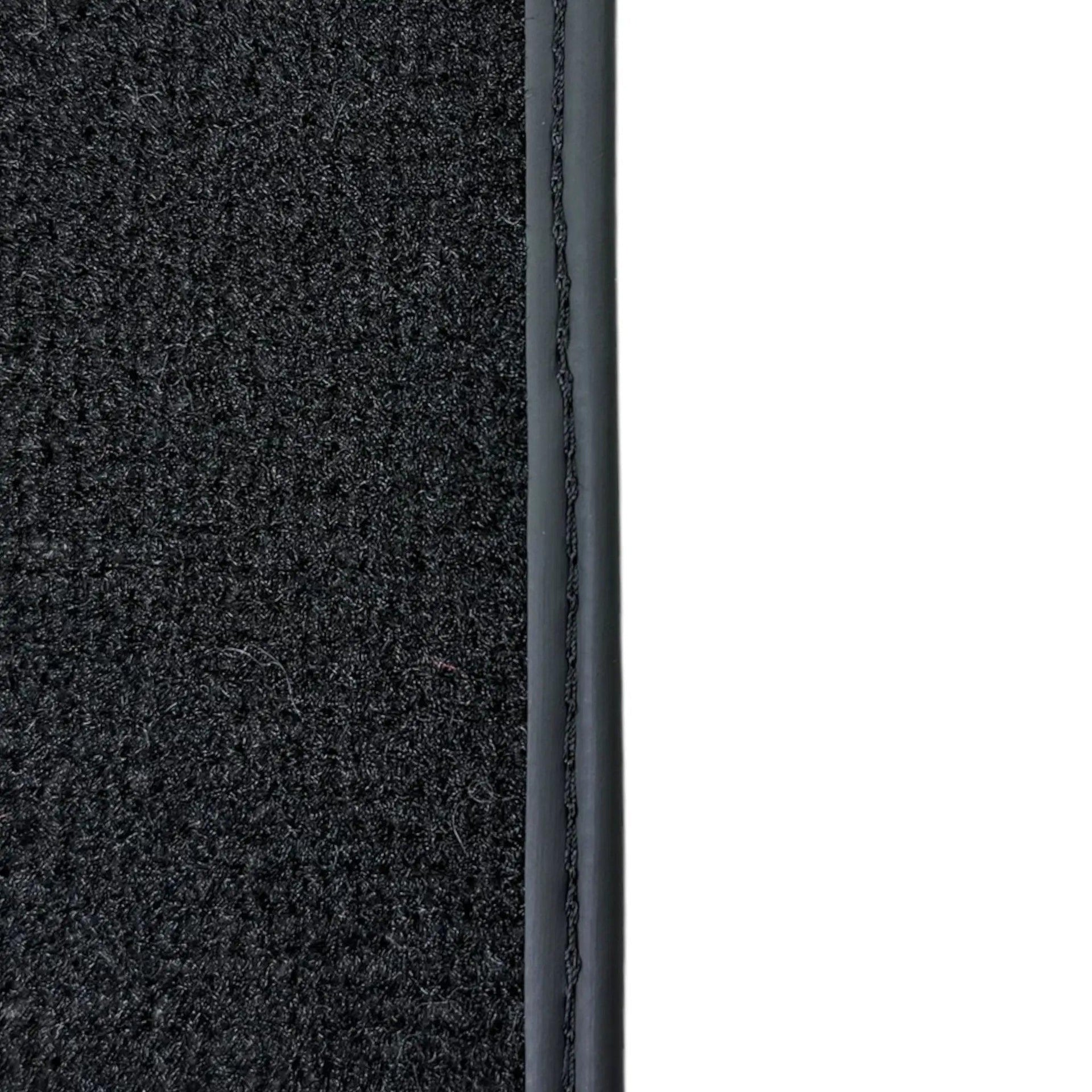 Black Floor Mats for Jeep Renegade (2014-2018) Distance Fixing Points Co-Driver 18 cm - AutoWin