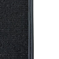 Black Floor Mats for Jeep Renegade Plug-in Hybrid (2020-2024) Co Driver with Fixing System - AutoWin