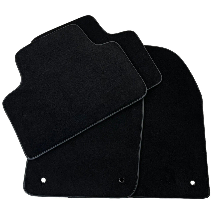 Black Floor Mats for Jeep Renegade Plug-in Hybrid (2020-2024) Co Drive with Fixing System - AutoWin
