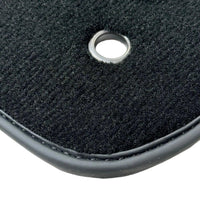 Black Floor Mats for Jeep Renegade Plug-in Hybrid (2020-2024) Co Drive with Fixing System - AutoWin