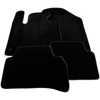 Black Floor Mats for Kia Carens 7 Seater (2006-2013) Automatic - AutoWin