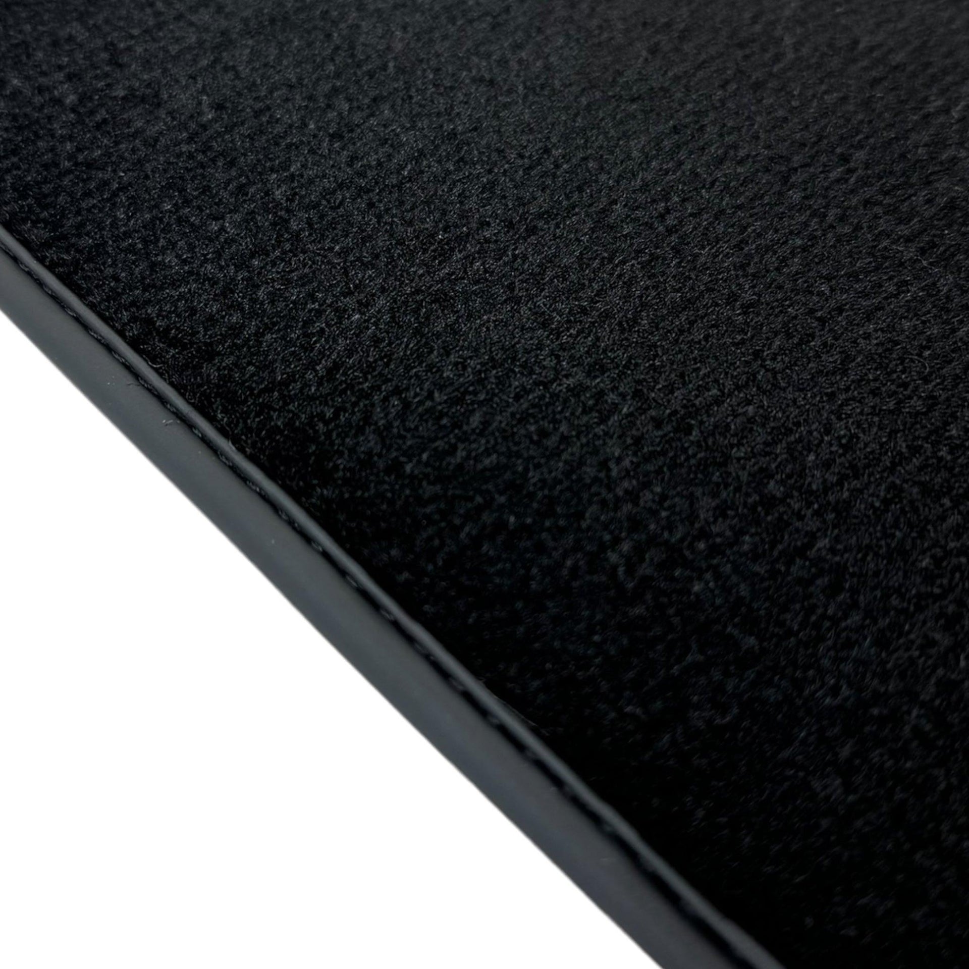 Black Floor Mats for Lamborghini Aventador S with Alcantara Leather - AutoWin