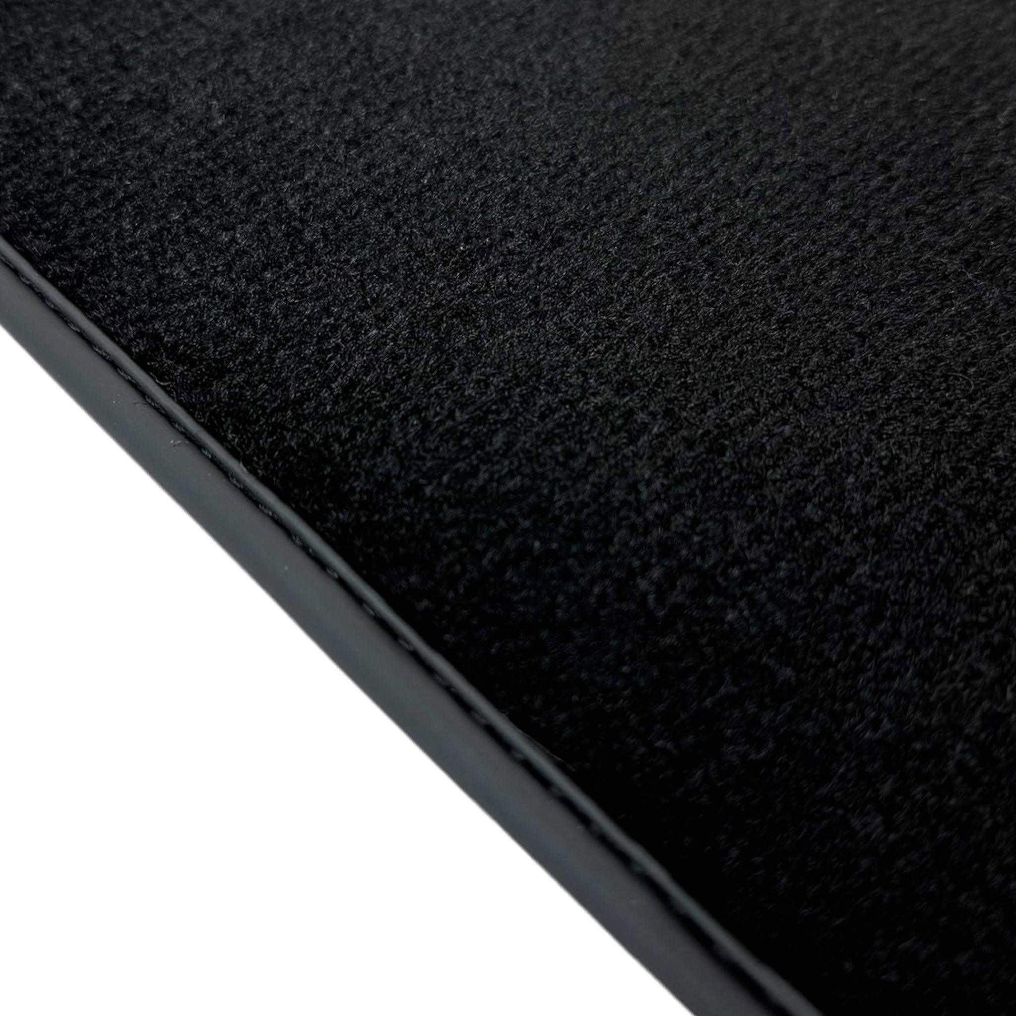 Black Floor Mats for Lamborghini Aventador S with Alcantara Leather - AutoWin