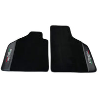 Black Floor Mats for Lamborghini Diablo (1990-2001) with Carbon Fiber - AutoWin