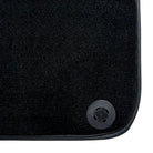 Black Floor Mats for Lamborghini Gallardo With Red Leather - AutoWin