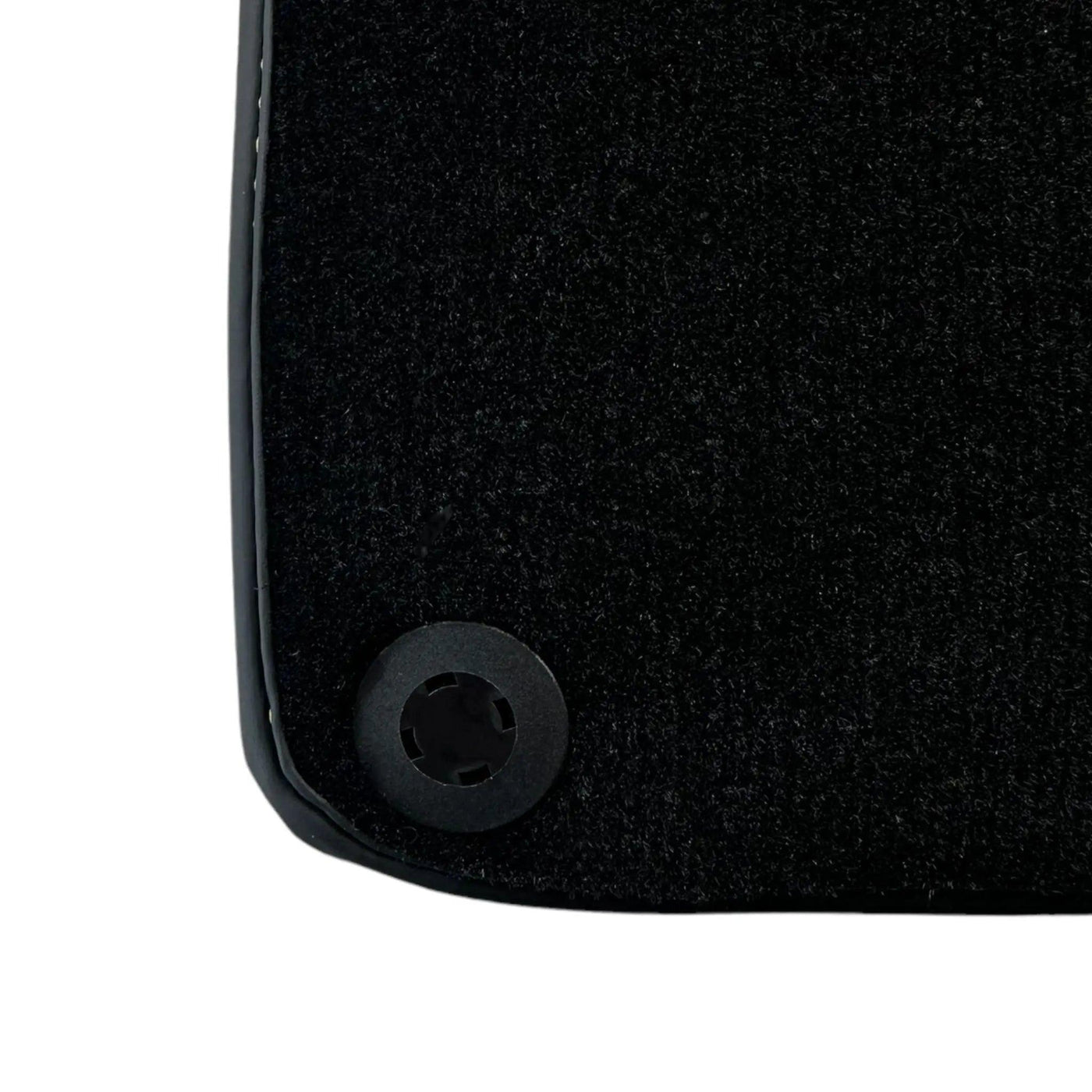 Black Floor Mats for Lamborghini Gallardo With Yellow Alcantara Leather - AutoWin