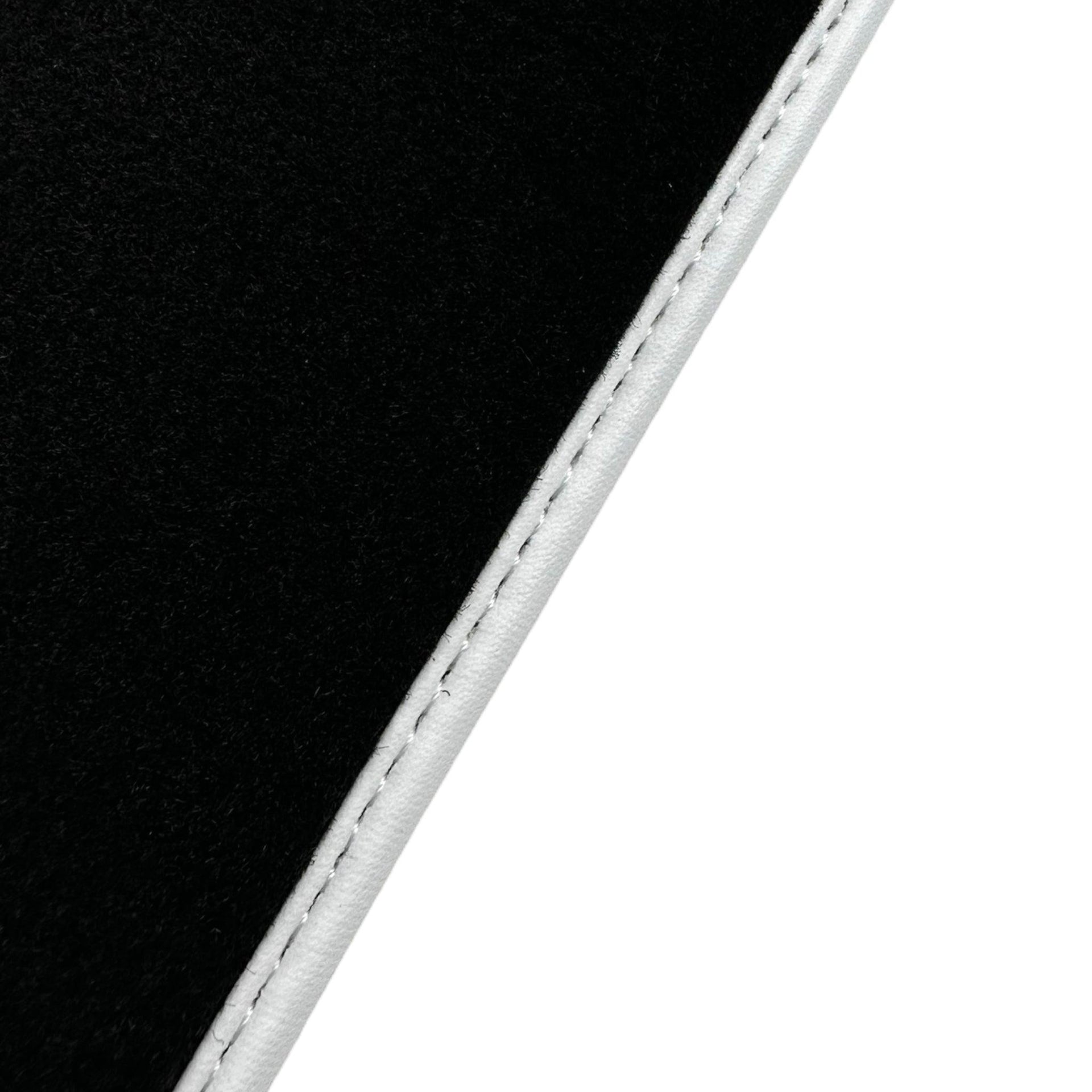 Premium Black Leather Floor Mats for Lamborghini Huracan STO