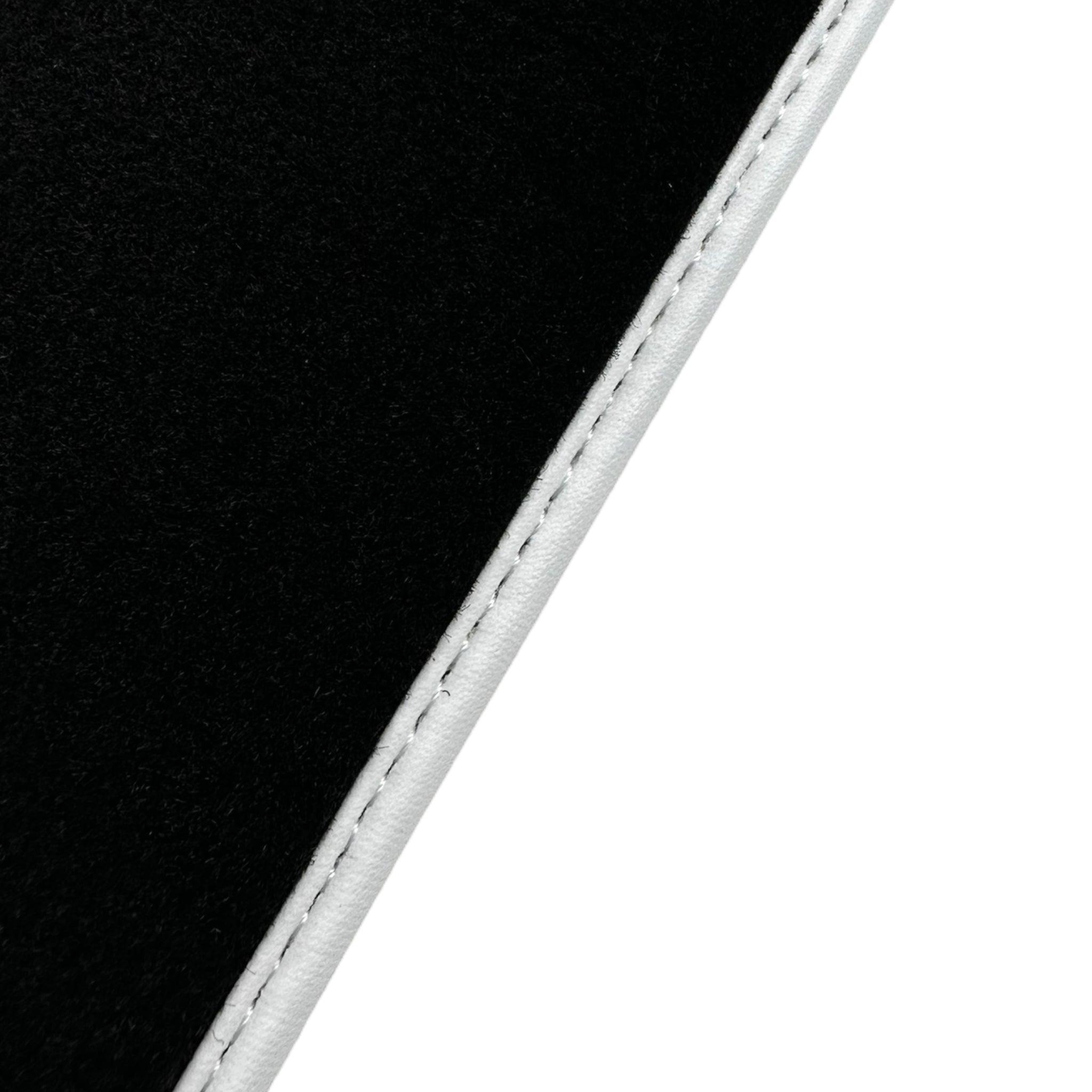 Premium Black Leather Floor Mats for Lamborghini Huracan STO