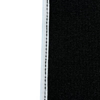 Custom Black Floor Mats for Lamborghini Huracan STO - White Trim