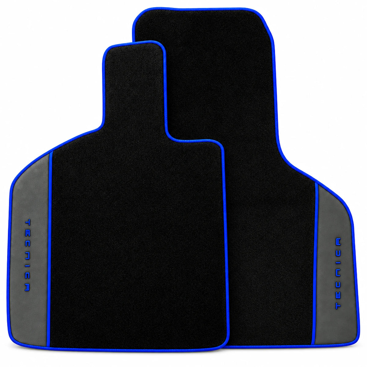 Black Floor Mats for Lamborghini Huracan Tecnica | Alcantara Leather Borders
