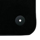 Black Floor Mats For Lamborghini Urus With Yellow Alcantara Leather - AutoWin