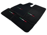 Black Floor Mats For Maserati Coupé (2001-2007) Italy Edition - AutoWin