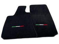 Black Floor Mats For Maserati Coupé (2001-2007) Italy Edition - AutoWin