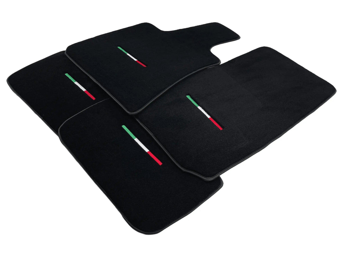 Black Floor Mats For Maserati Ghibli 2013-2022 Italy Edition - AutoWin