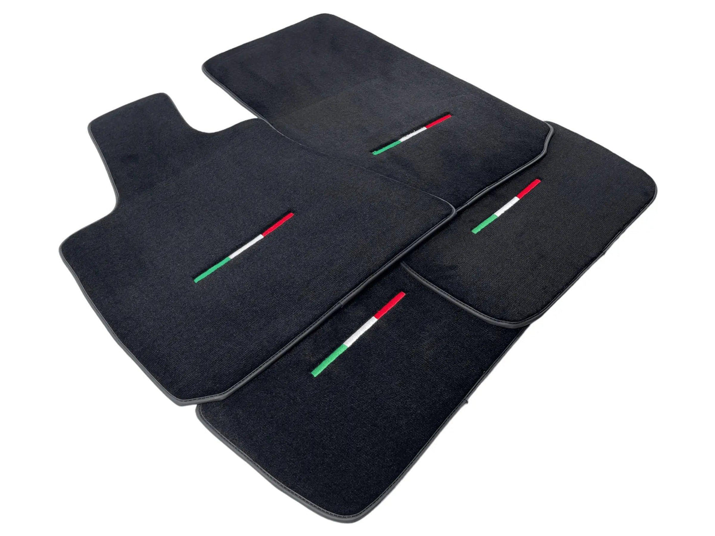Black Floor Mats For Maserati Ghibli 2013-2022 Italy Edition - AutoWin