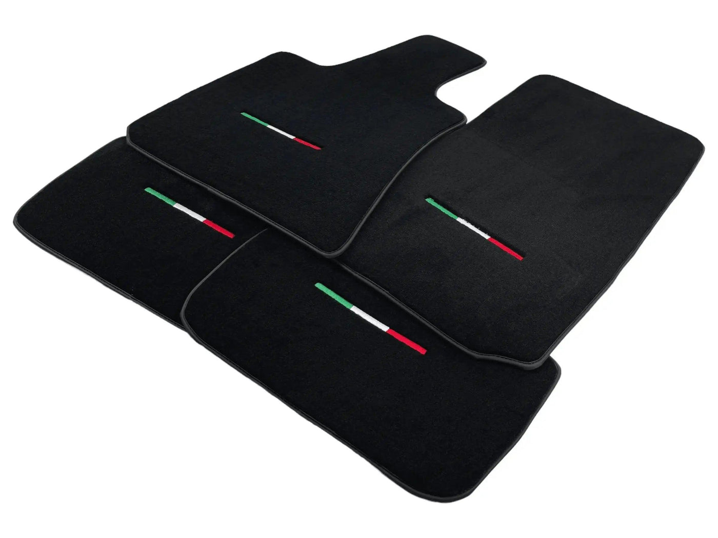 Black Floor Mats For Maserati Levante (2017-2023) Italy Edition - AutoWin