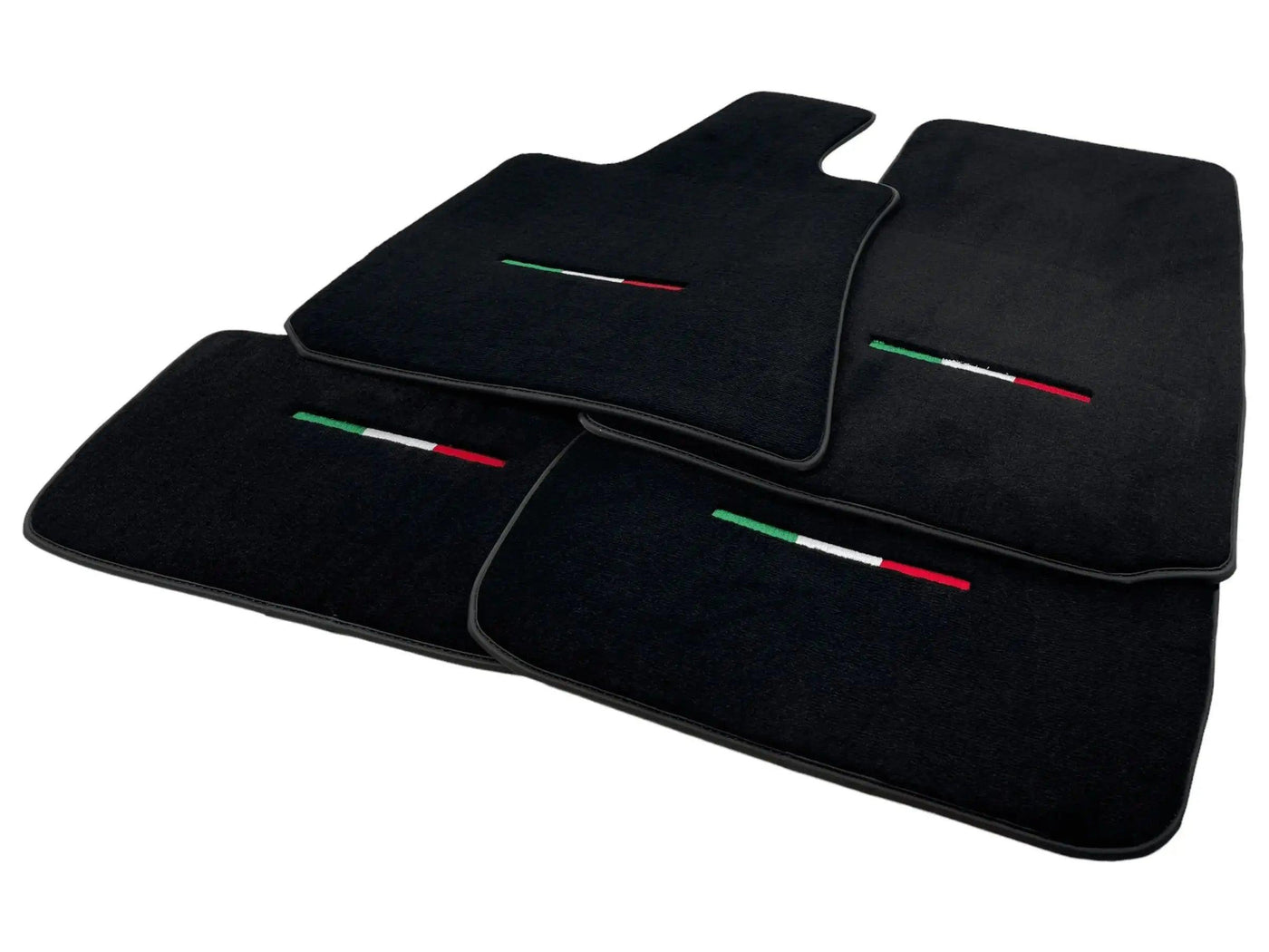 Black Floor Mats For Maserati Levante (2017-2023) Italy Edition - AutoWin